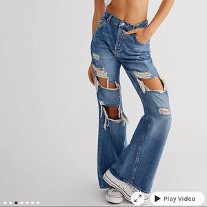 New Dawn Flare Jeans Free People